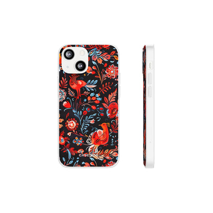 Vivid Birdscape iPhone 13 mini Case - Soft