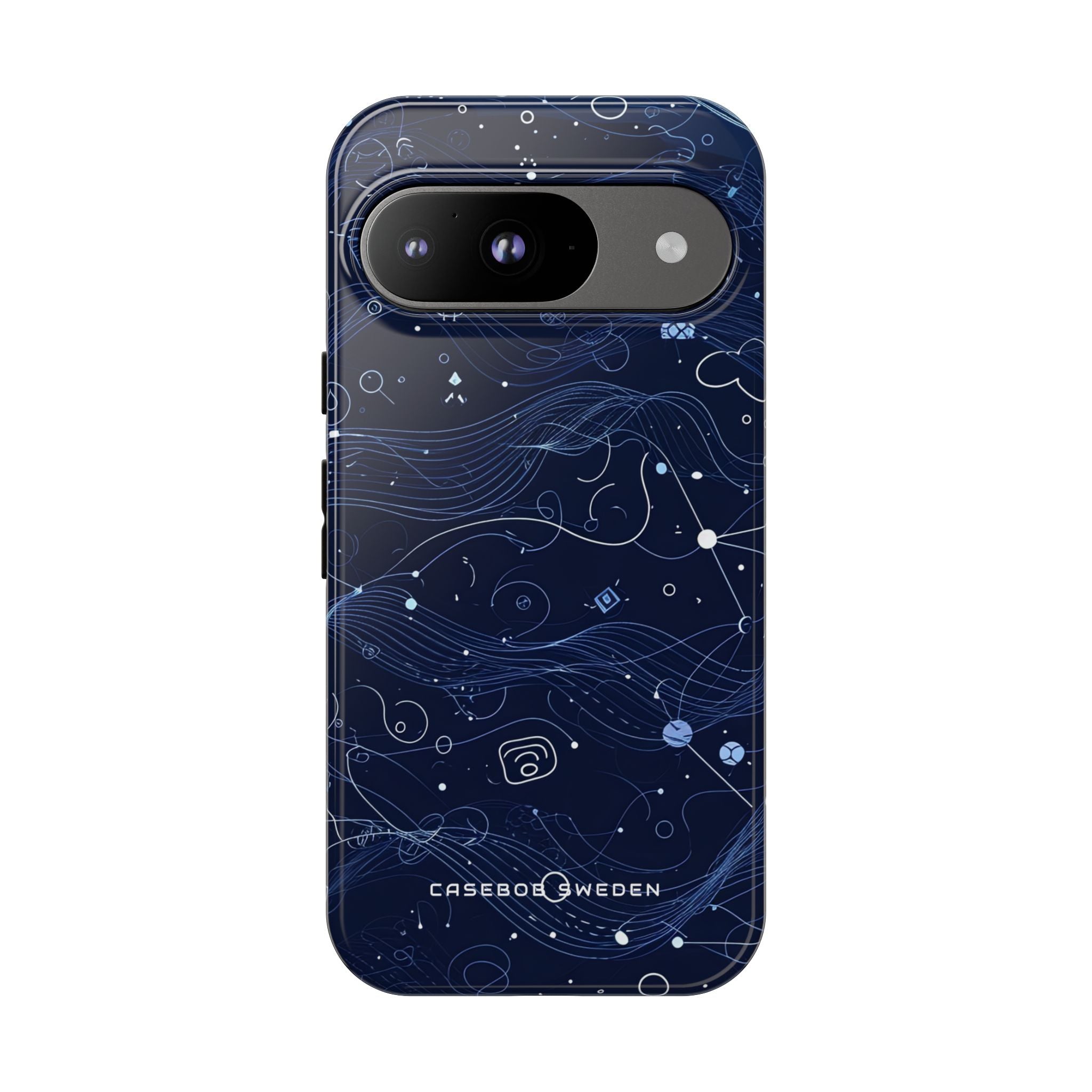 Gradient Waveforms in Motion Google Pixel 9 - Tough Phone Case