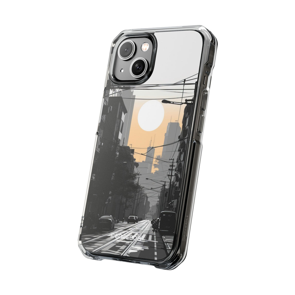 Urban Serenity Glow - Phone Case for iPhone (Clear Impact - Magnetic)