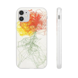 Fiery Blossom | Flexible Phone Case for iPhone