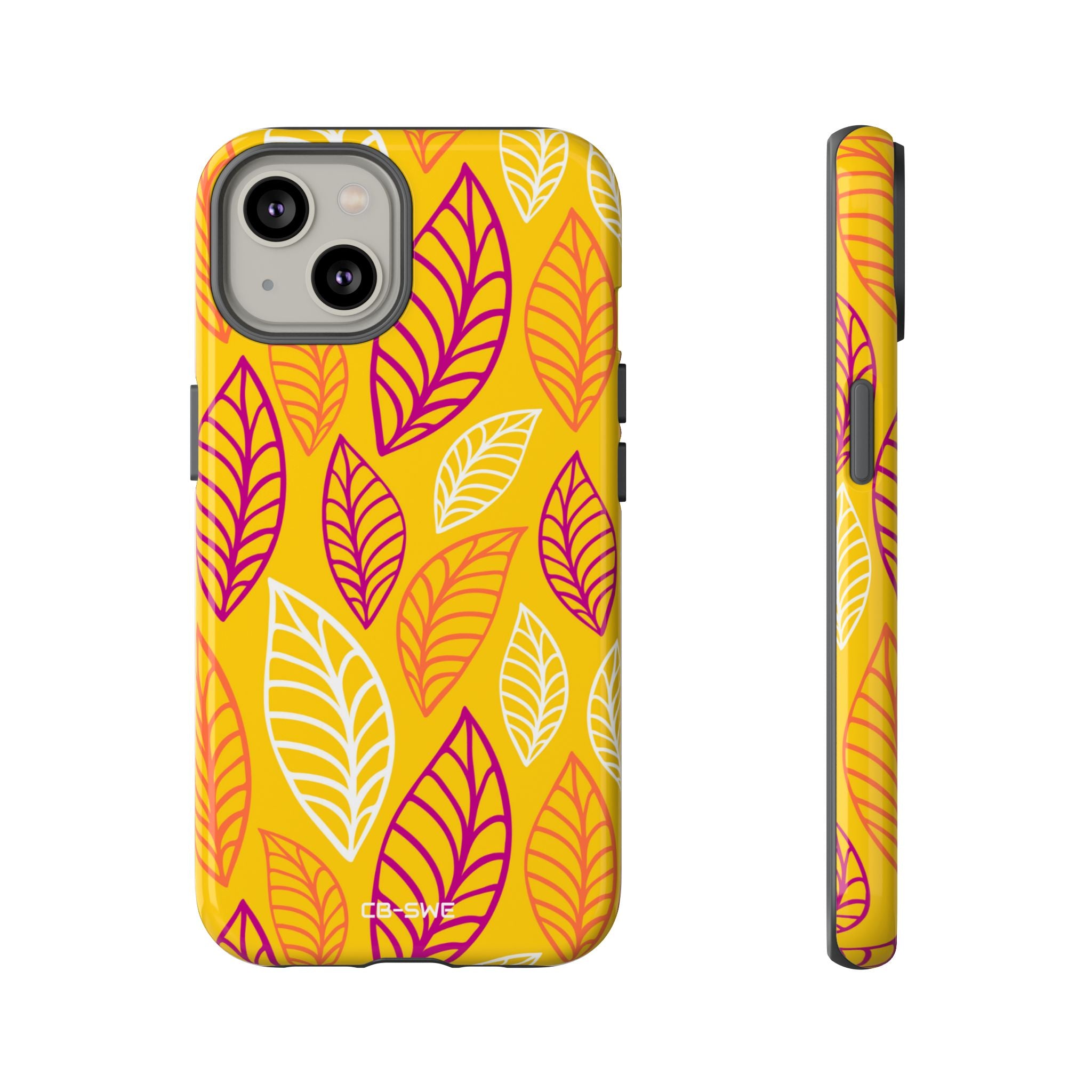 Vibrant Leaf Symphony - iPhone Case
