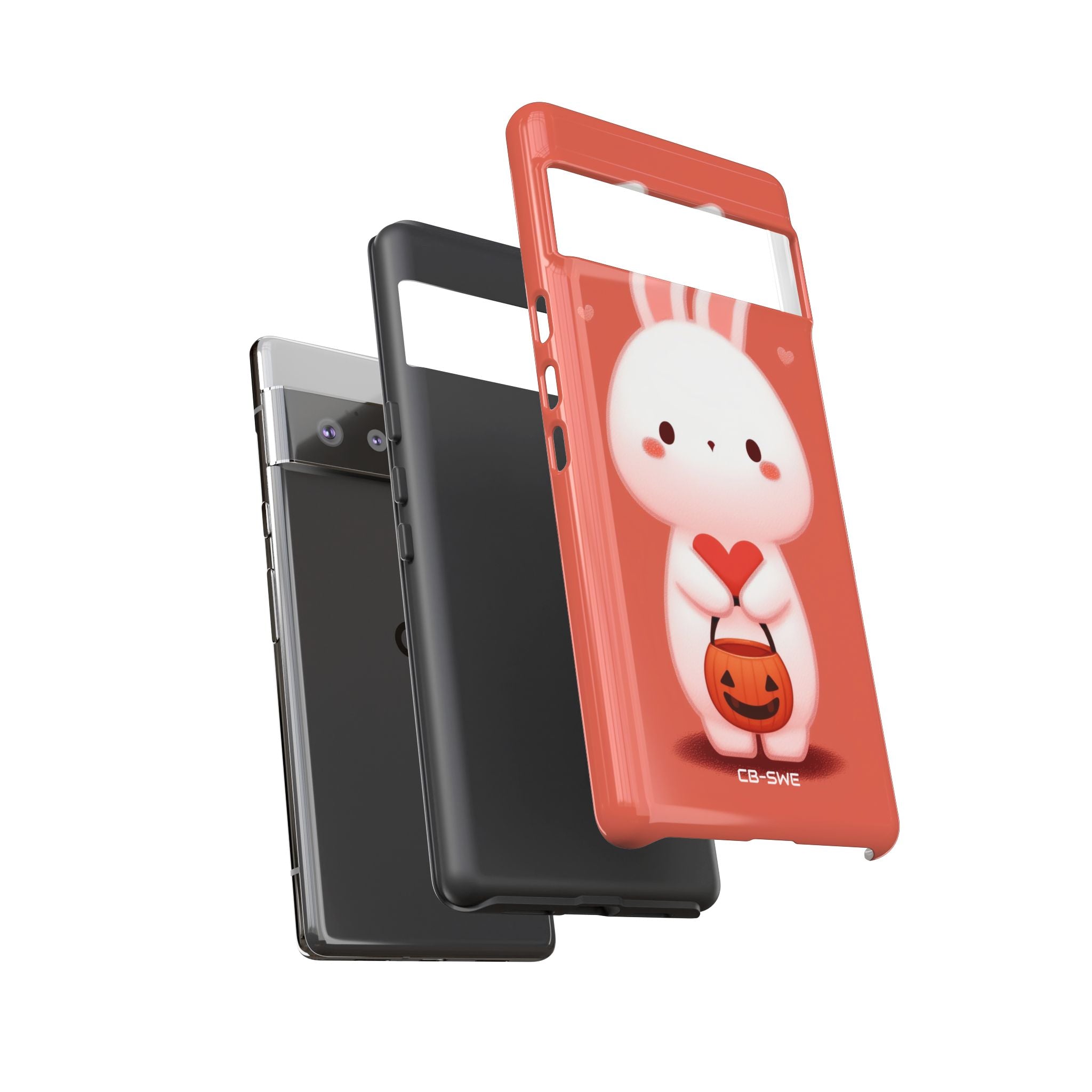 Bunny Holds Heart - Google Pixel Case