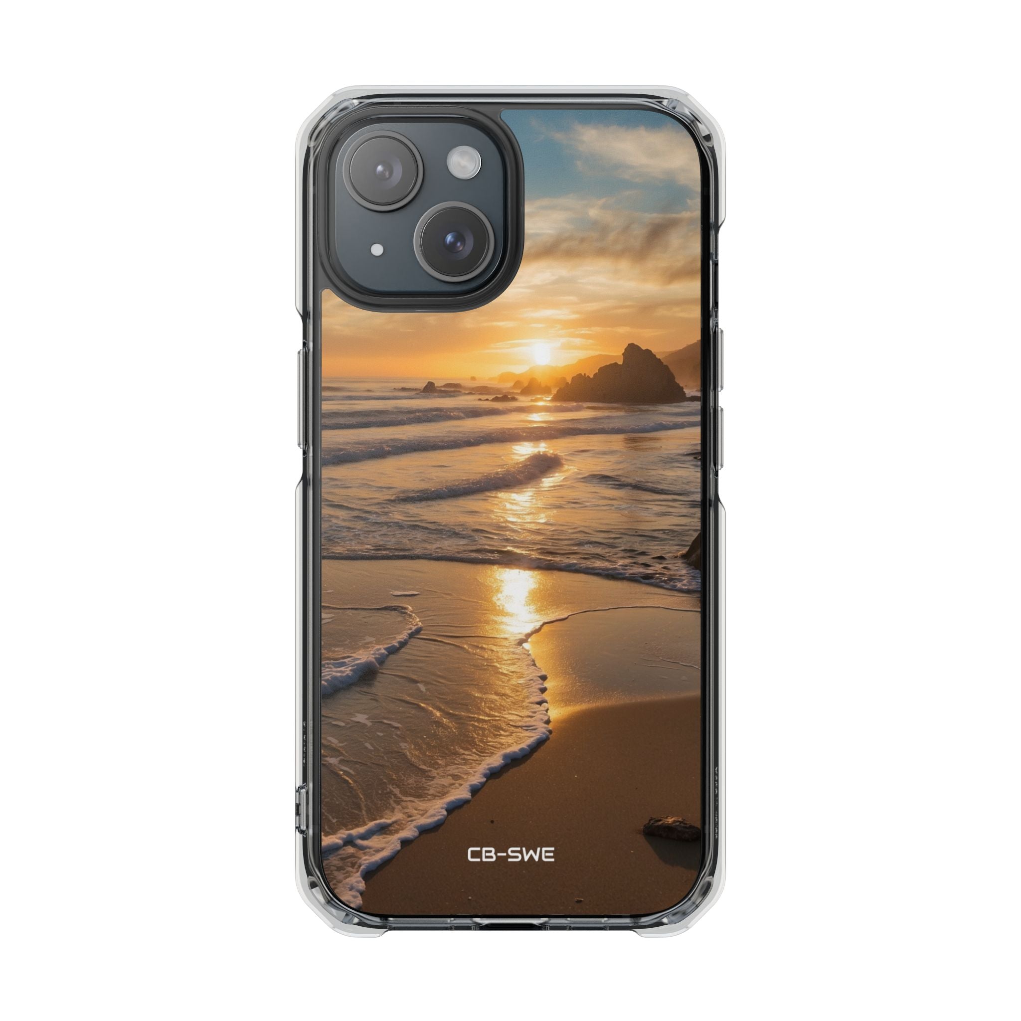 Waves Embrace Shore iPhone Case - Impact