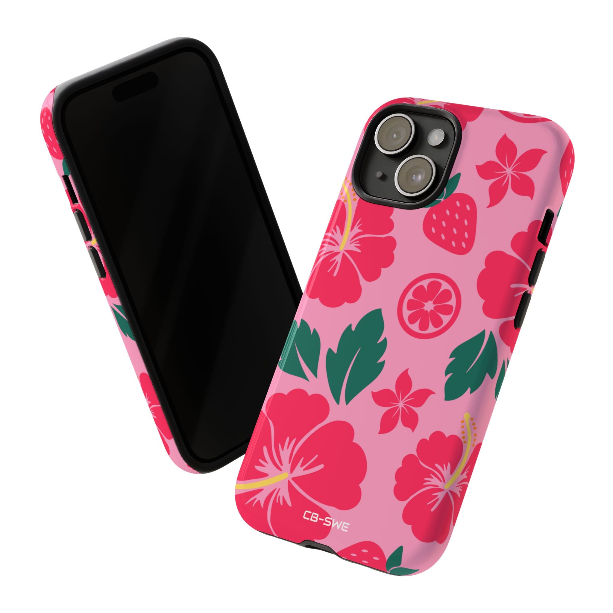 Tropical Hibiscus Harmony - iPhone Case