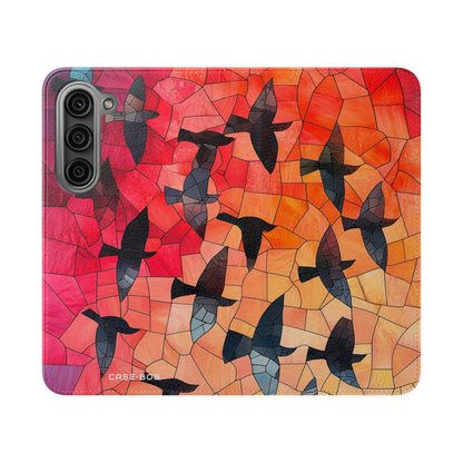 Stained Glass Birds - Samsung S23 Case - Wallet