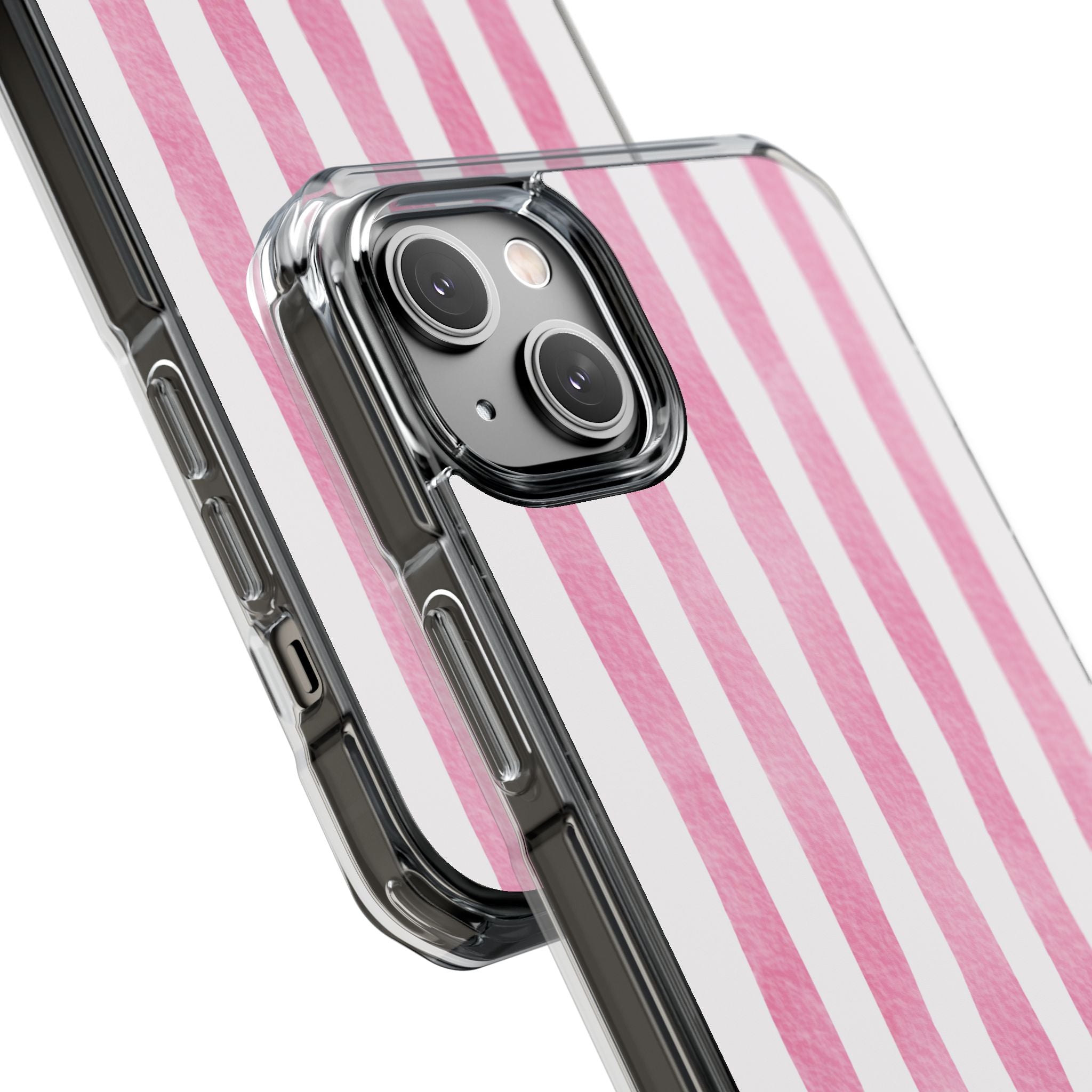 Pink Watercolor Stripes iPhone Case - Impact