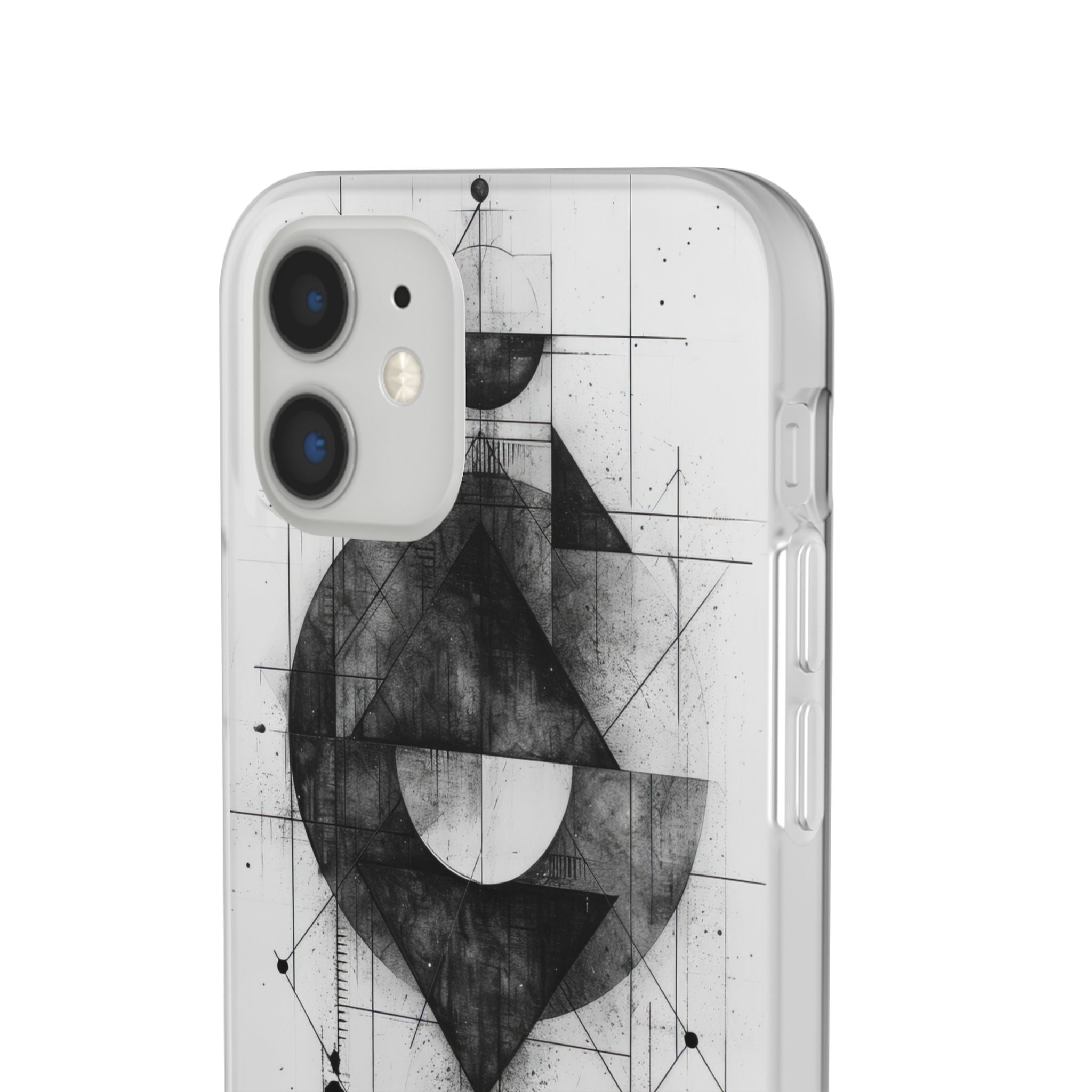 Monochrome Geometry | Flexible Phone Case for iPhone