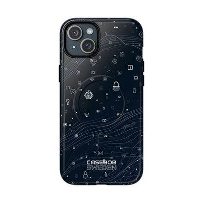 Digitale golfvormen verbinding iPhone 15 - Tough+
