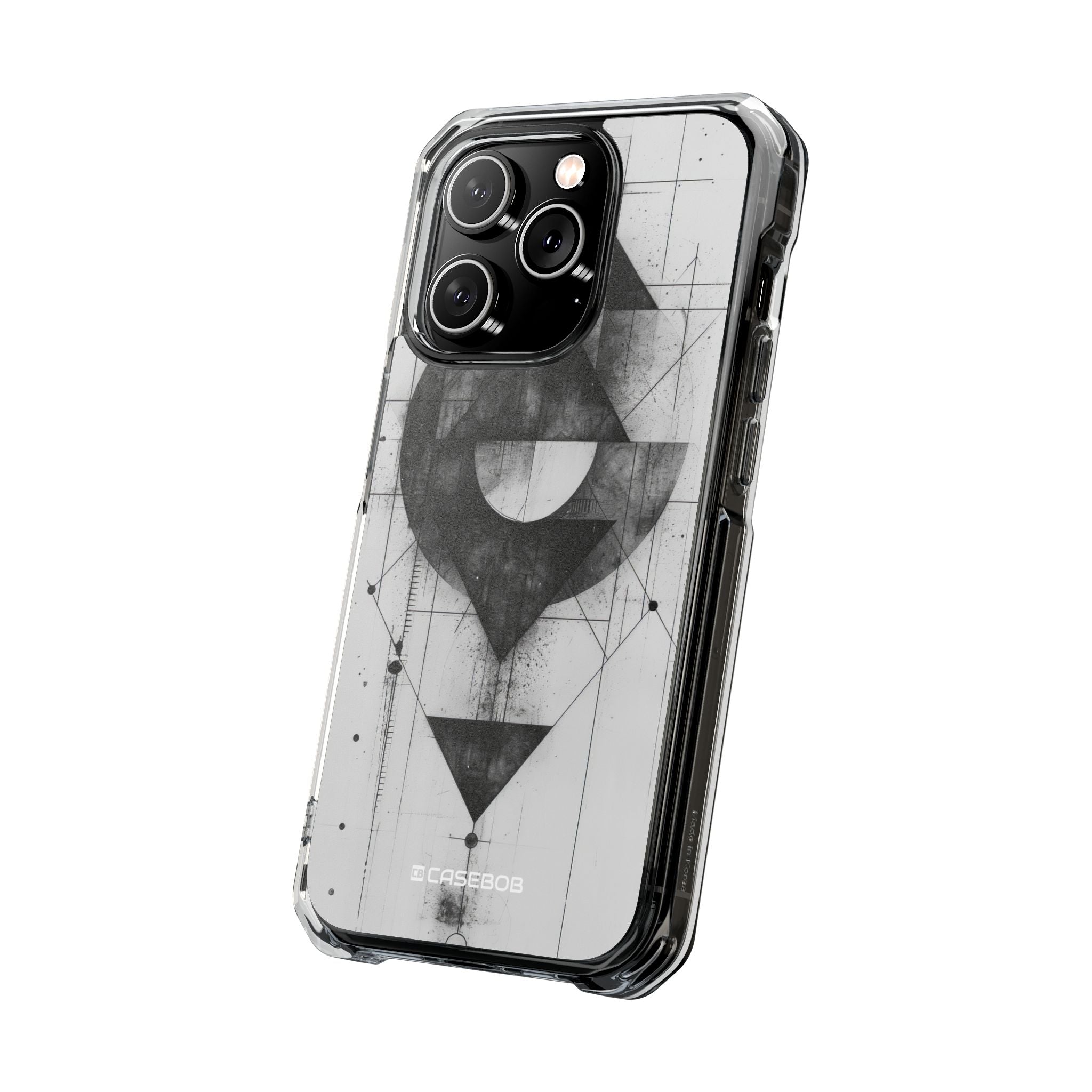 Monochrome Geometry - Phone Case for iPhone