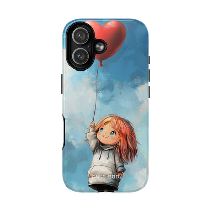 Heart Balloon Whimsy iPhone 17 Case - Tough+