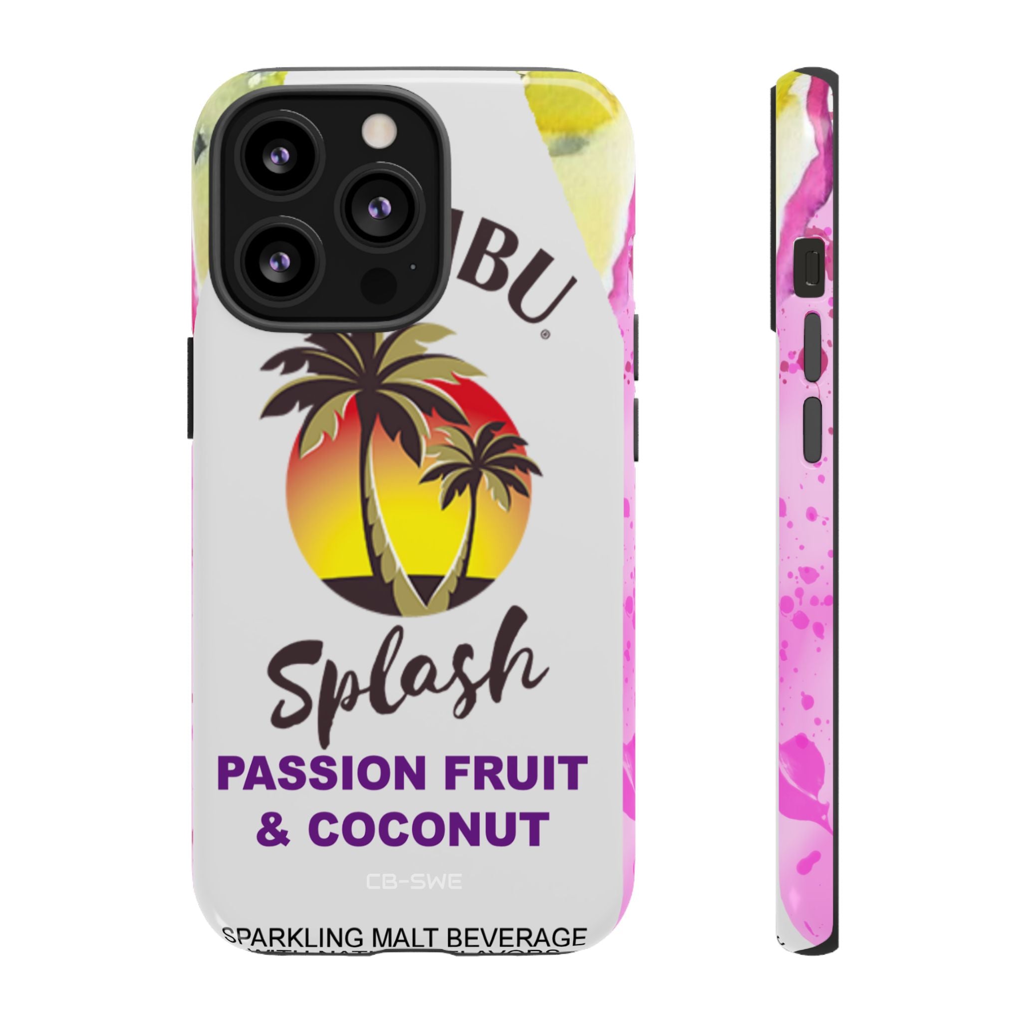 Tropical Sunset Splash - iPhone Case