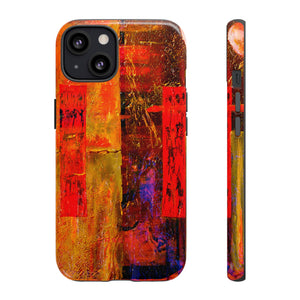 Red Oil Painting - Protective Phone Case