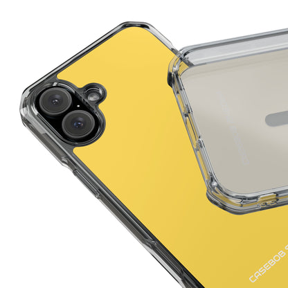 Mustard Yellow - Clear Impact iPhone 16 Phone Case