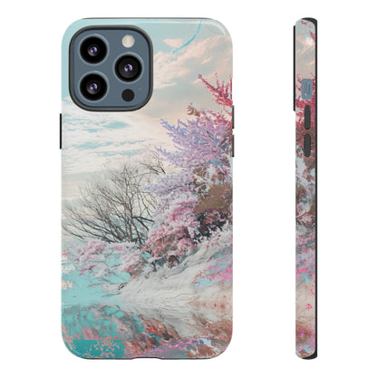 Winter Lake Weave Bliss - Protective Phone Case