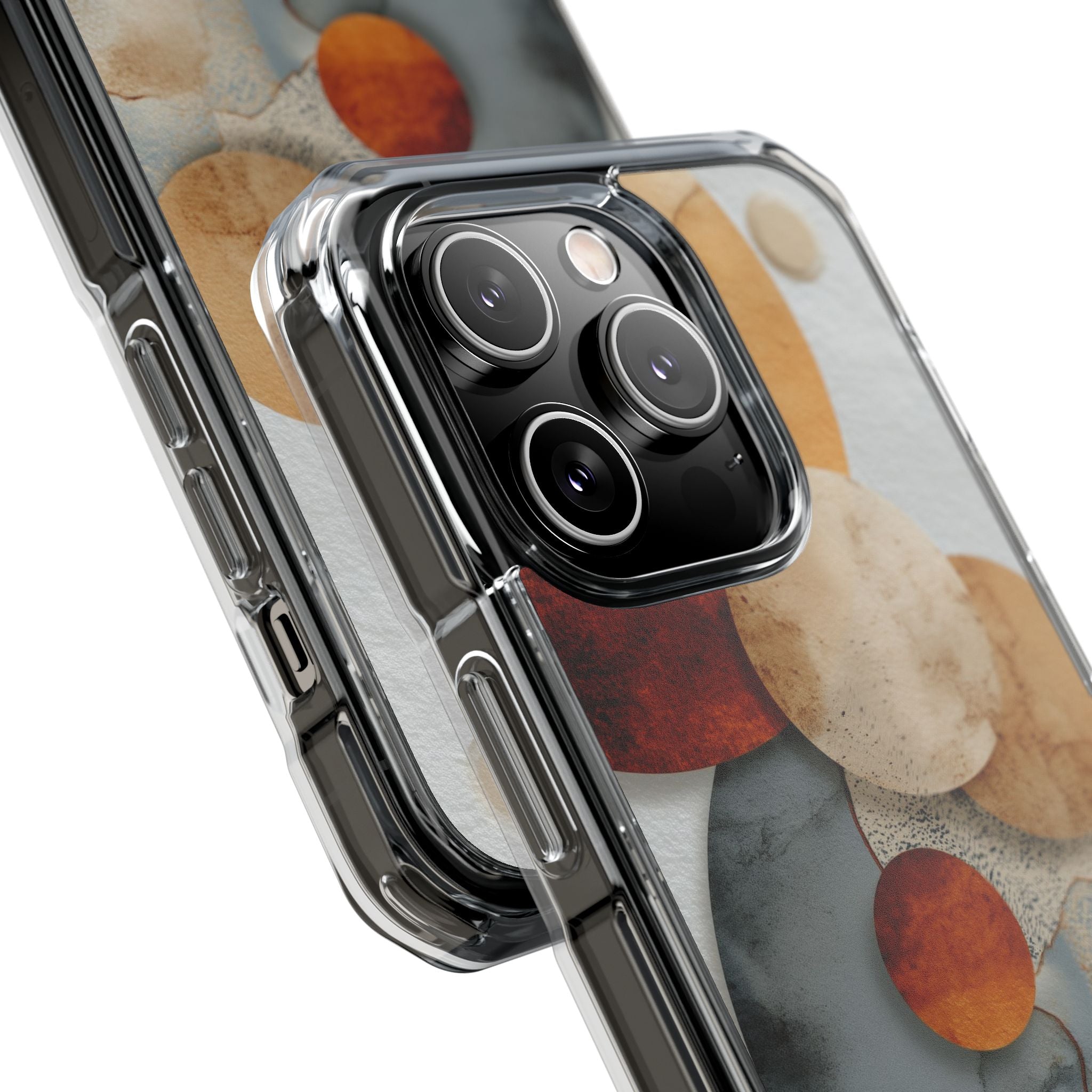 Circles Embrace Warmth iPhone Case - Impact
