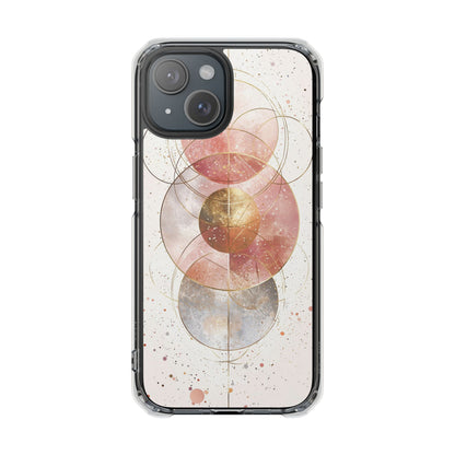 Circle Envelops Light iPhone Case - Impact