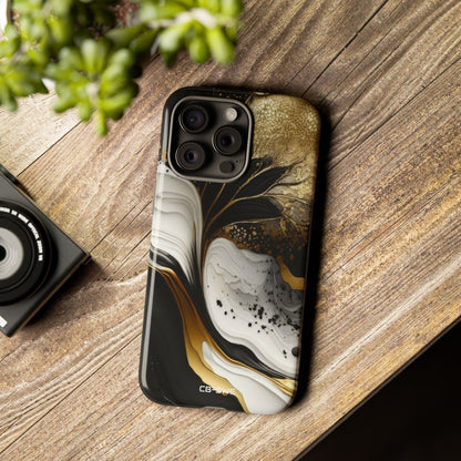Gold Swirl Elegance - iPhone Case
