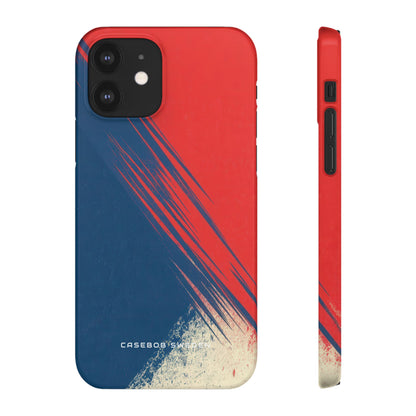 Vintage Brushstroke Harmony iPhone 12 - Slim Phone Case