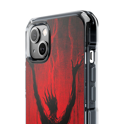 Crimson Despair iPhone 14 - Clear Impact Phone Case