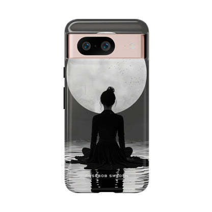 Zen Serenity Moon Reflection Google Pixel 8 - Tough Phone Case