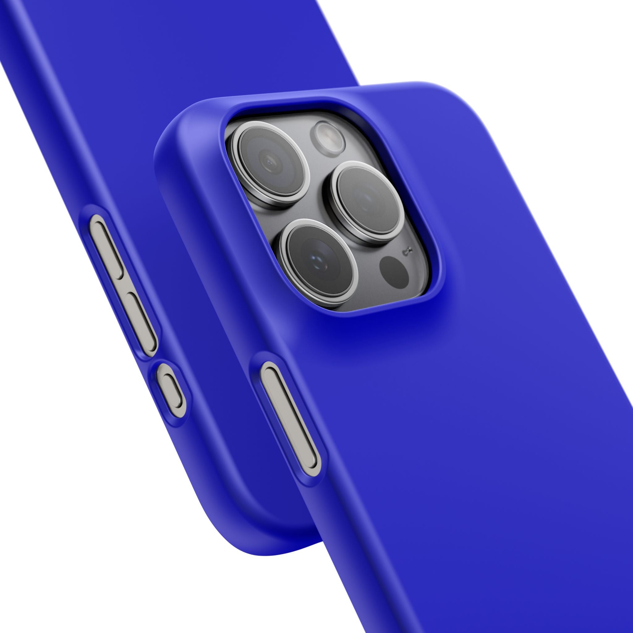 Mittelblaues iPhone 15 - Schlanke Handyhülle