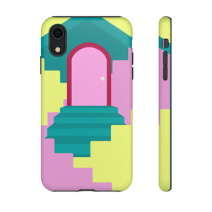 Vector Illustration of Stairs - Protective Phone Case