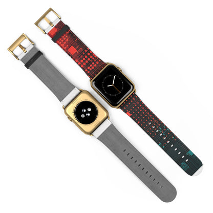 Crimson Circuit - Watch Band