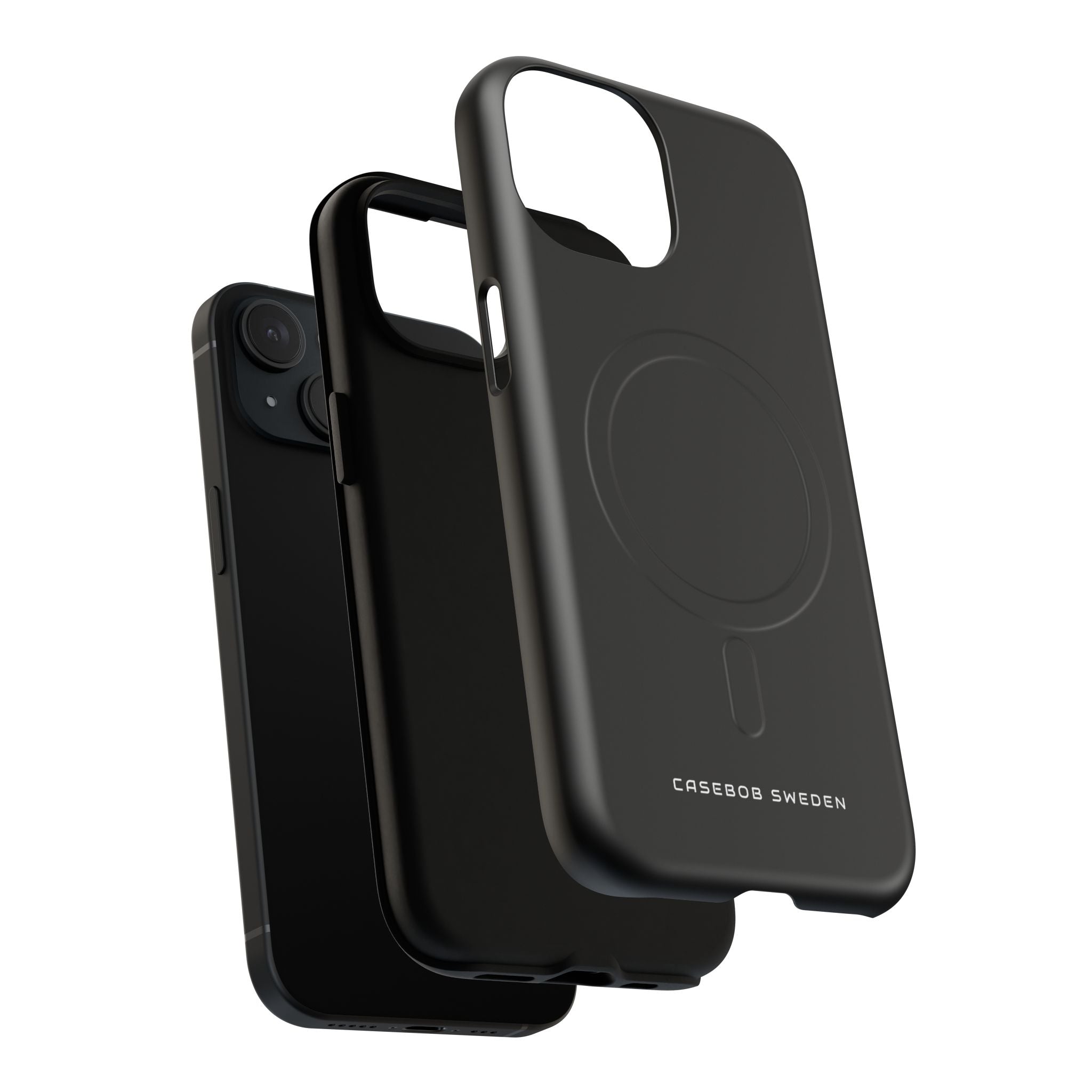 Black iPhone 15 | Tough+ Phone Case