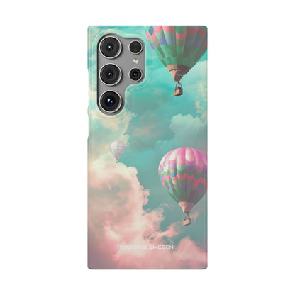 Pastel Balloon Adventure - Slim Samsung S24 Phone Case