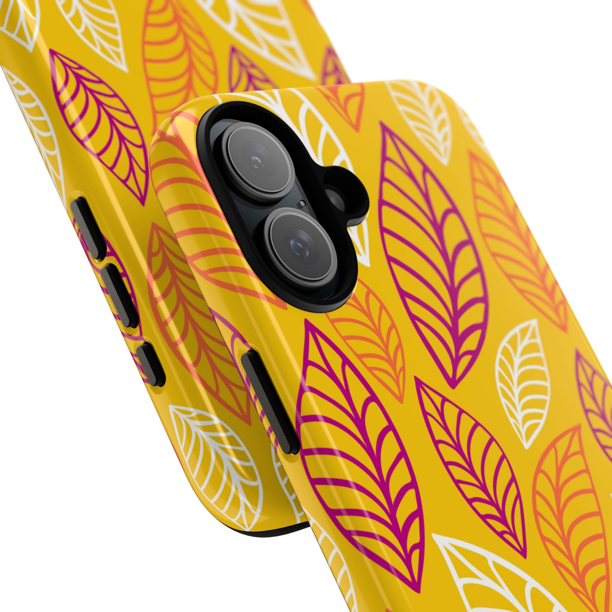 Vibrant Leaf Symphony - iPhone Case