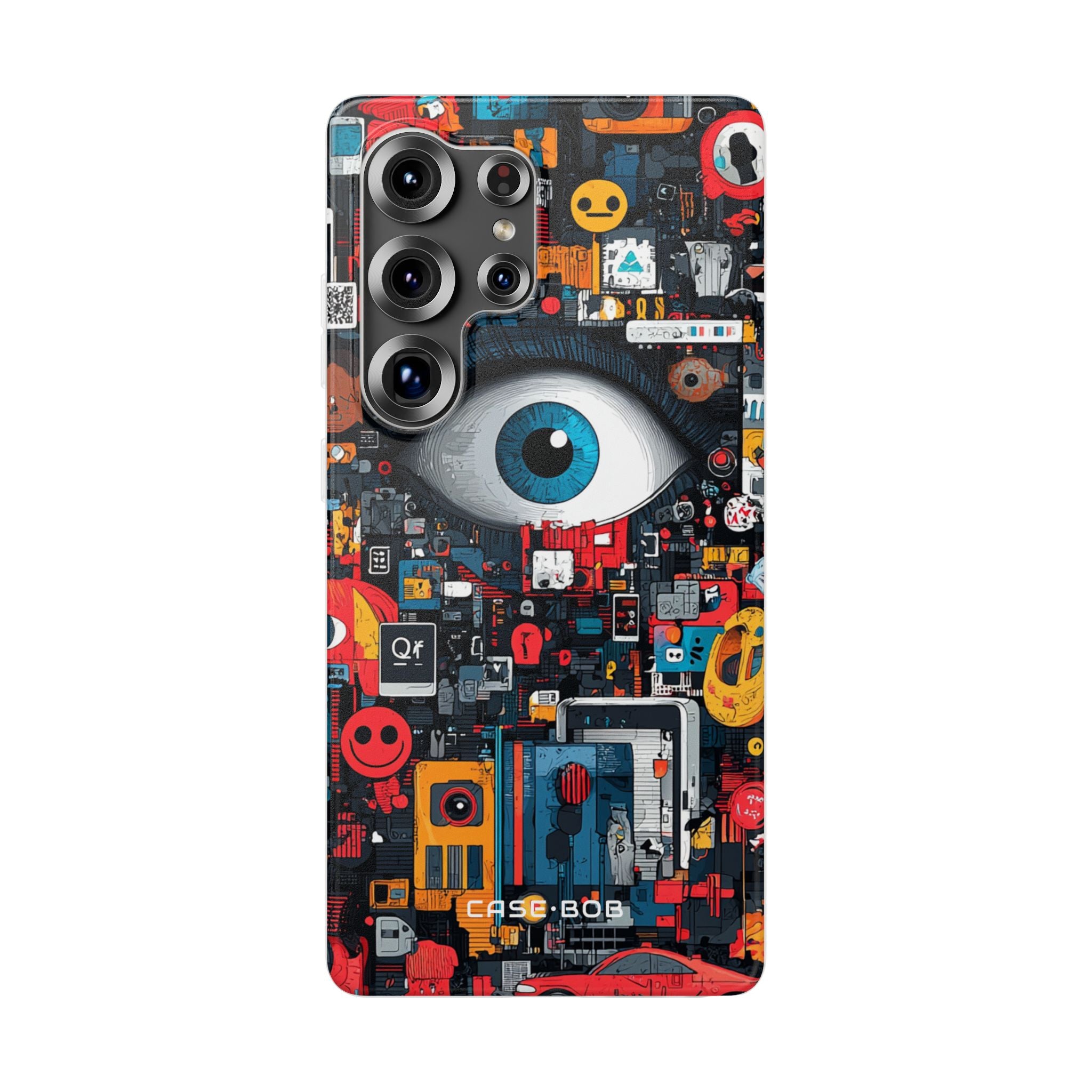 Digital Eye Blue Samsung S25 Ultra Case - Soft