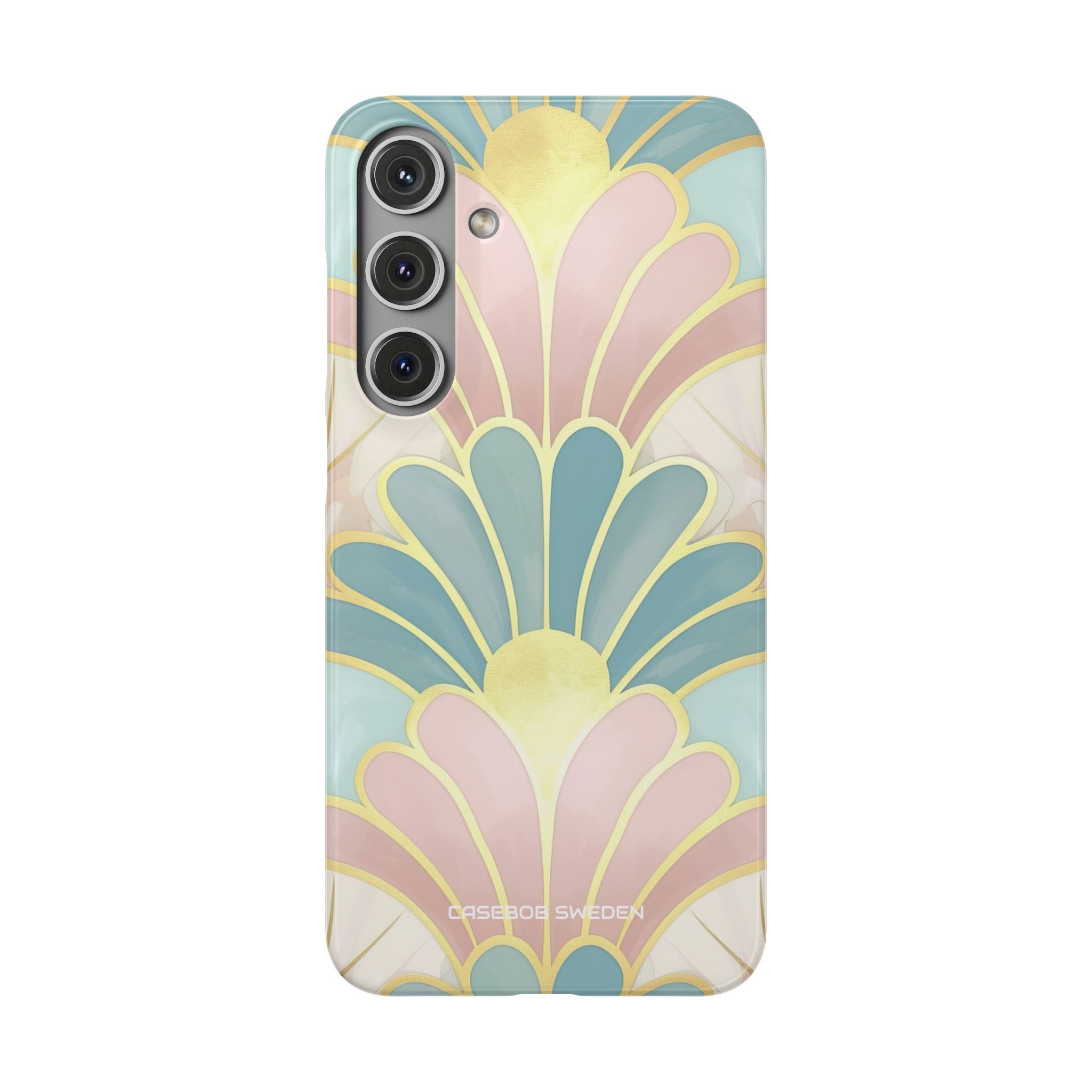 Pastel Deco Elegance - Slim Samsung S24 Phone Case