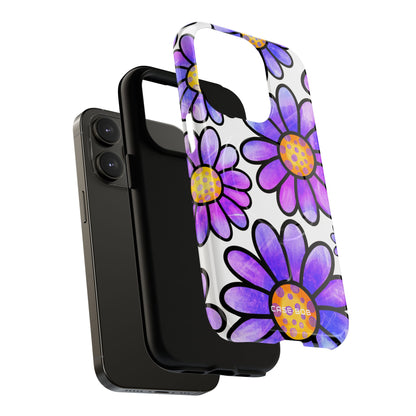Polka Dot Blooms iPhone 14 Pro Case - Tough+