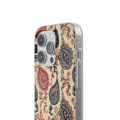 Vintage Paisley Elegance iPhone 14 - Flexi Phone Case