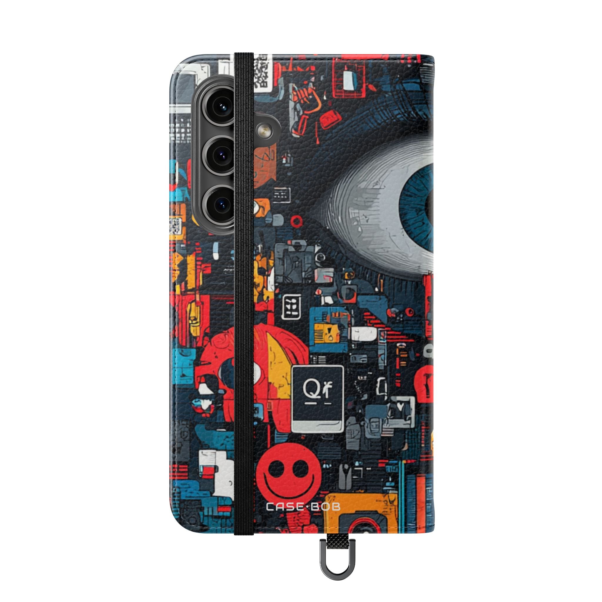 Blue Gaze Mosaic - Samsung S24 Case - Wallet