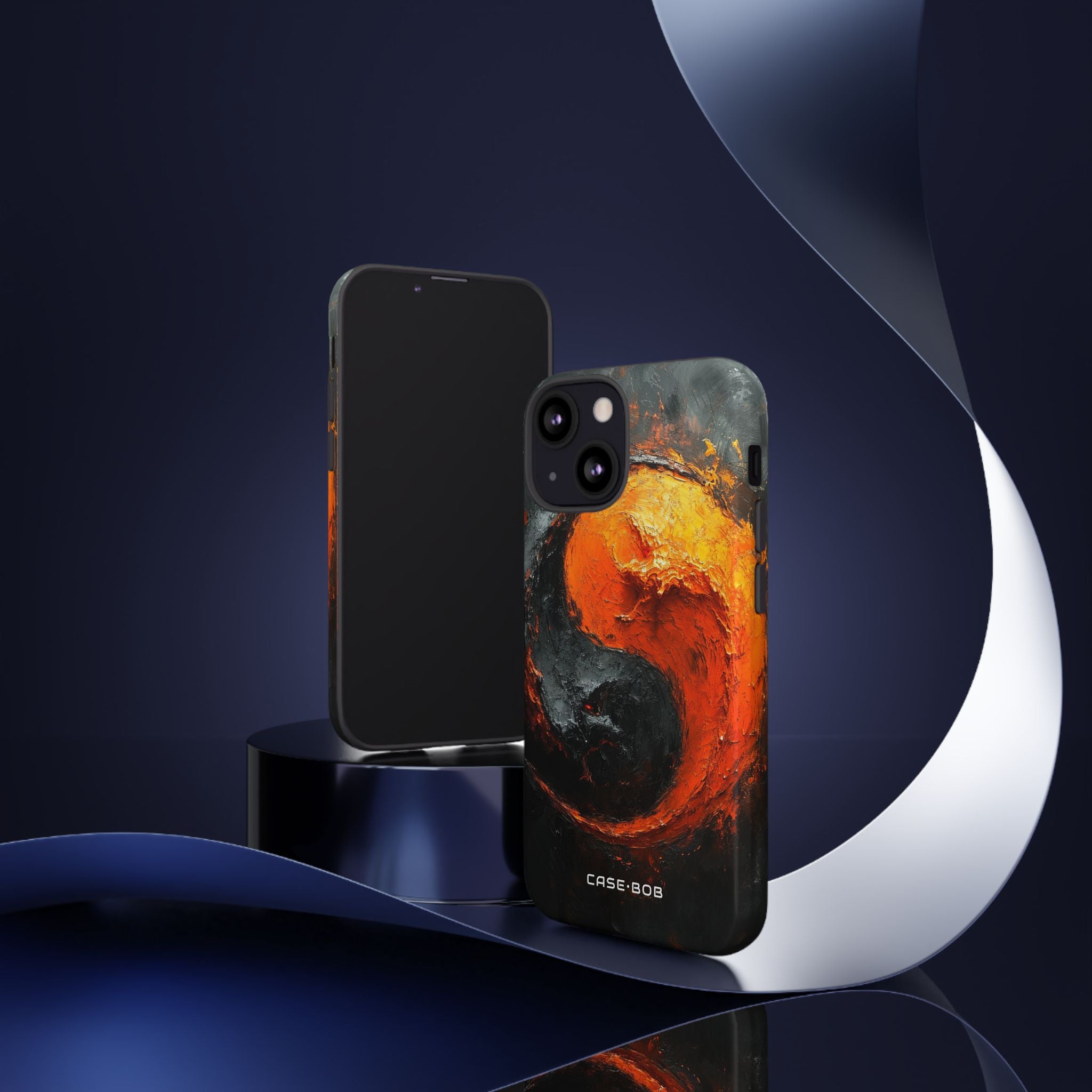 Molten Yin-Yang iPhone 13 Mini Case - Tough