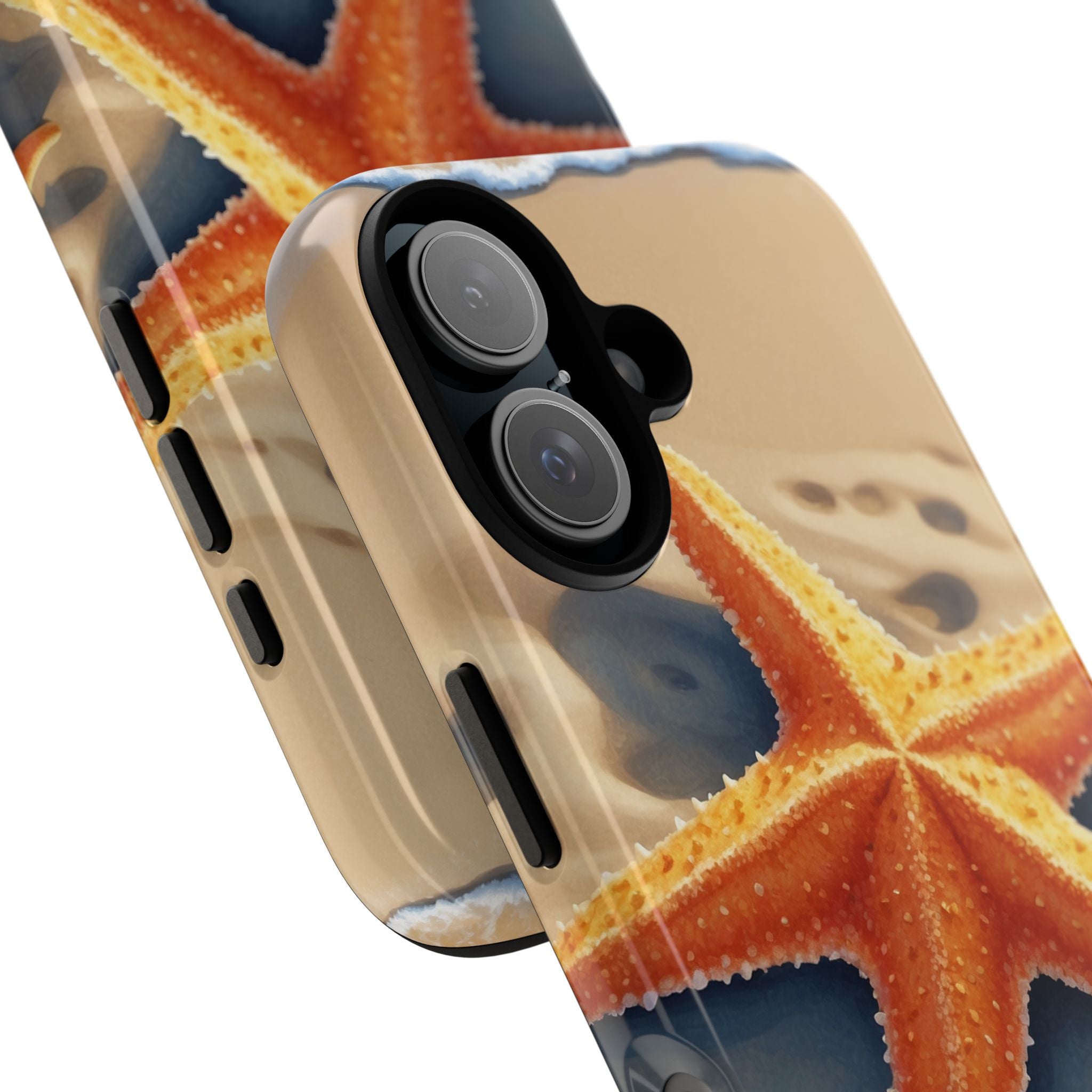 Starfish Rests On Sand - iPhone Case