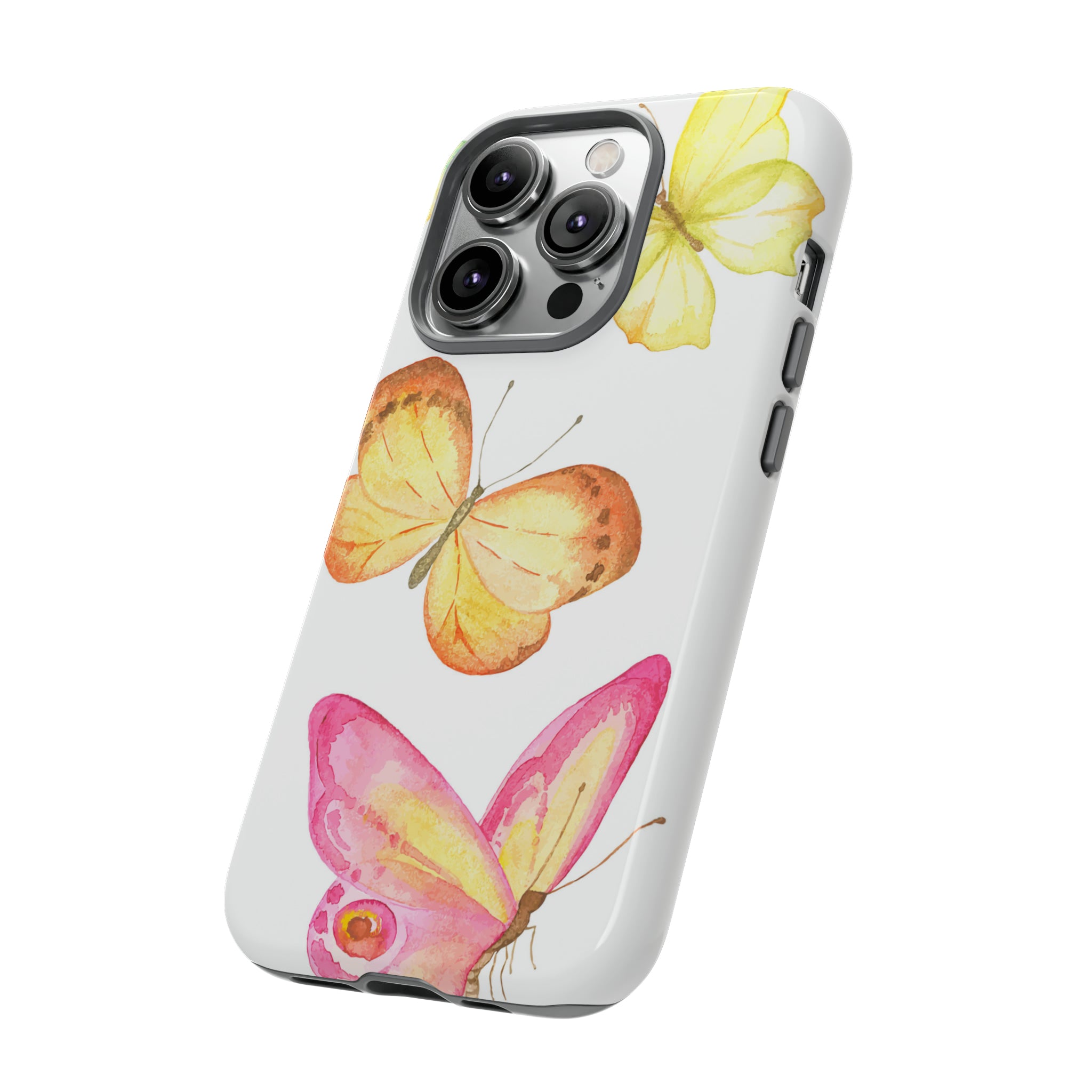 Watercolor Butterflyes - Protective Phone Case