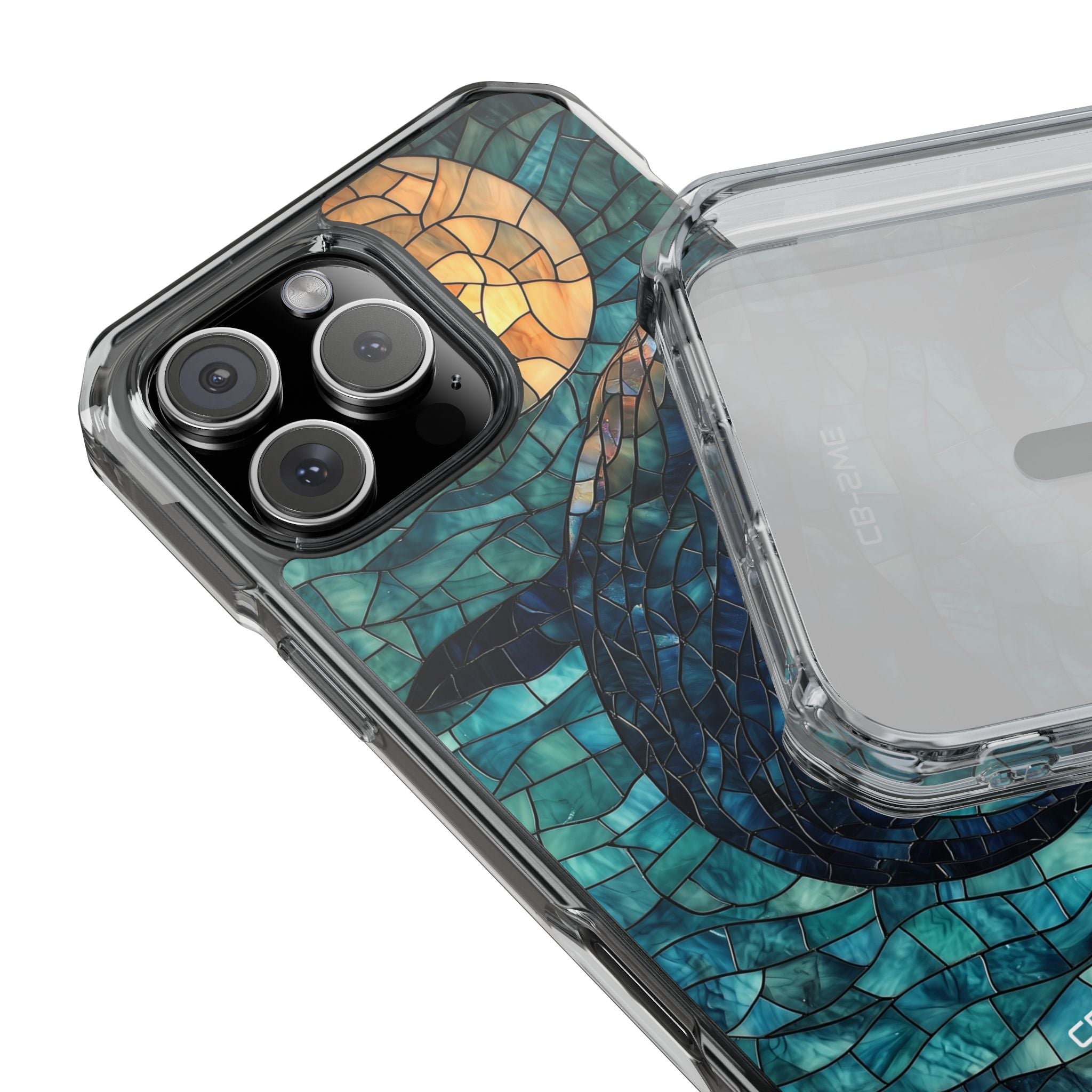 Whale Dives Upward iPhone Case - Impact