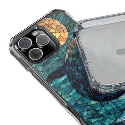 Whale Dives Upward iPhone Case - Impact
