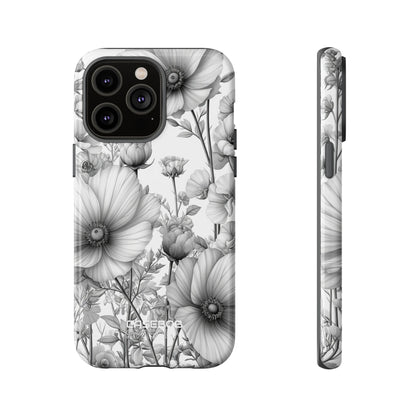 Vintage Floral Etching iPhone 14 - Tough