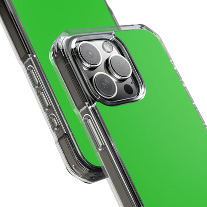 Lime Green - Clear Impact iPhone 16 Phone Case