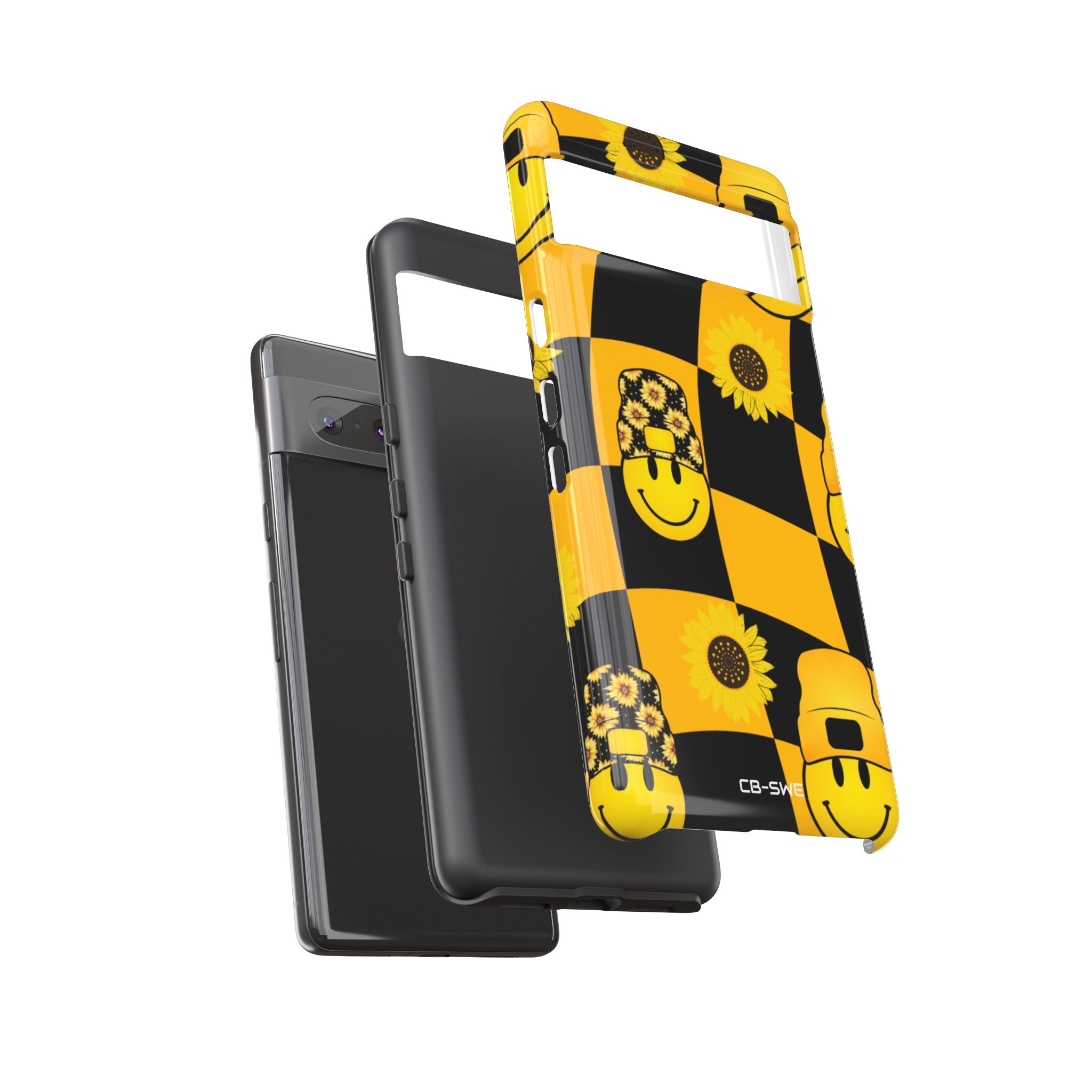 Joyful Checkered Smiles - Google Pixel Case