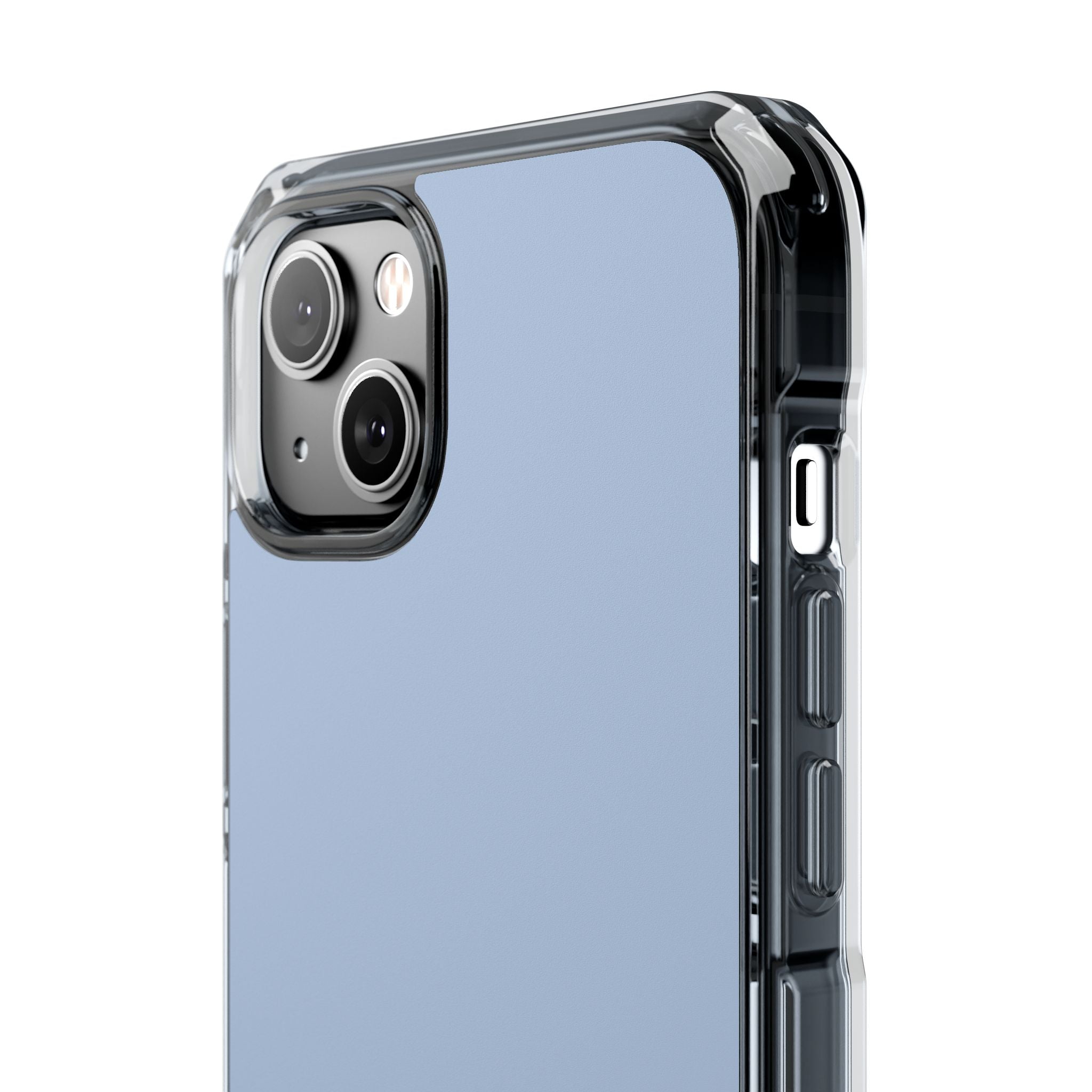 Light Steel Blue iPhone 14 - Clear Impact Phone Case