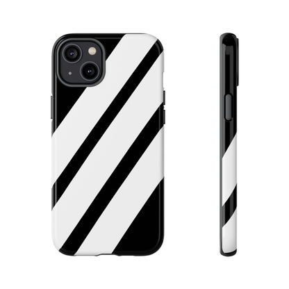 Monochrome Diagonal Symmetry - iPhone Case