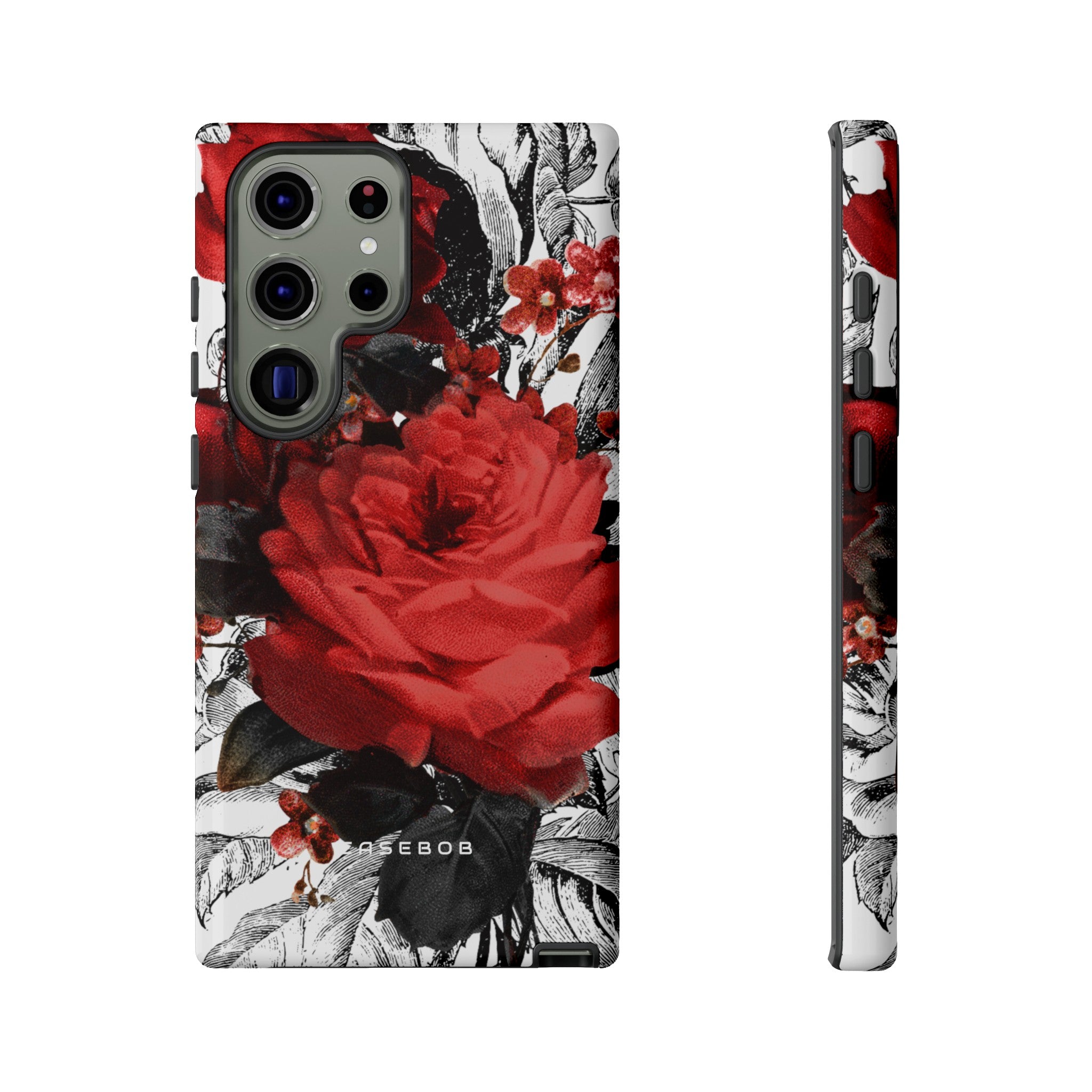 Cheruse Gothic Flower - Protective Phone Case