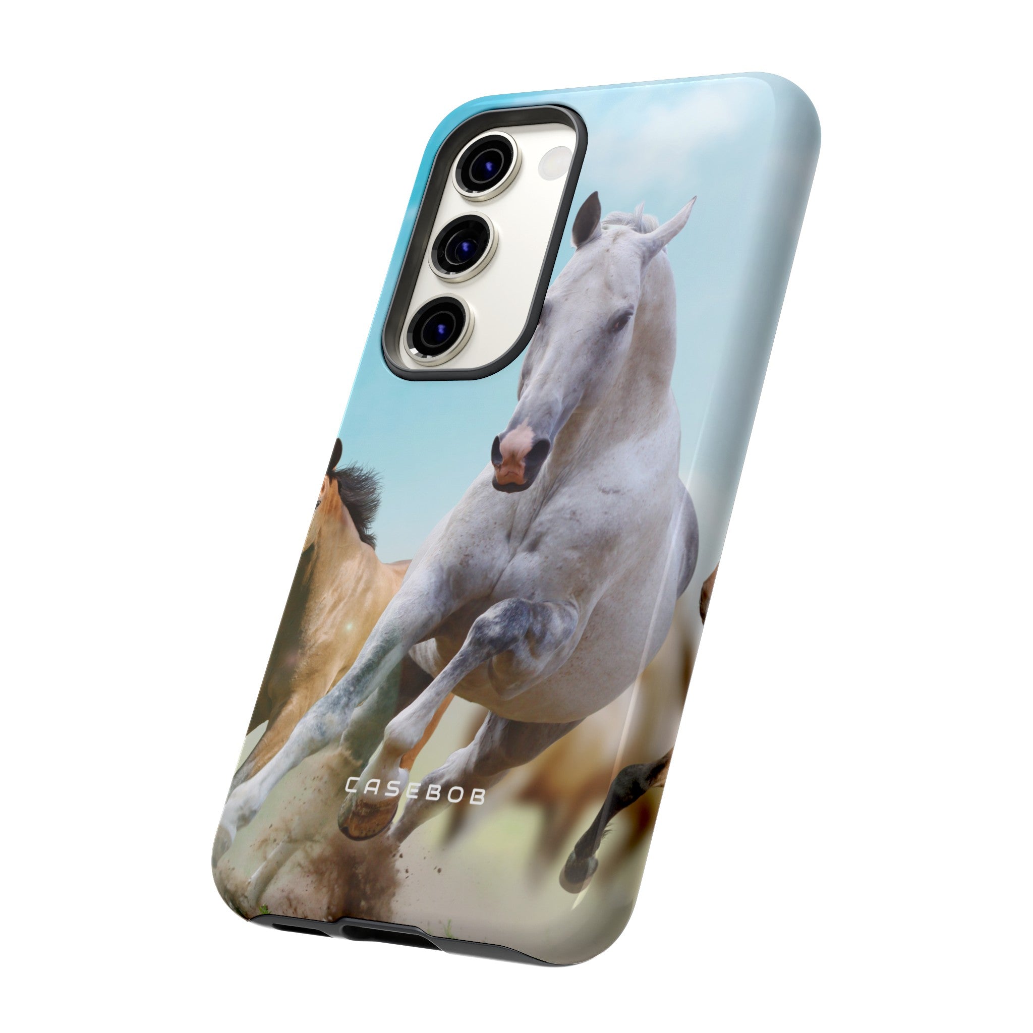 Blue Sky Horses - Protective Phone Case