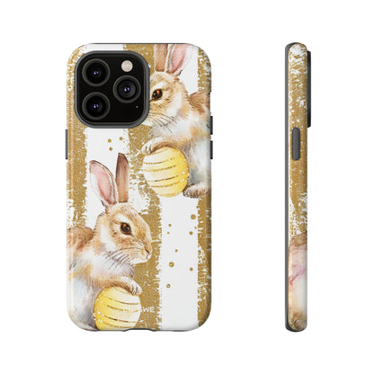 Bunnies Hold Eggs - iPhone Case