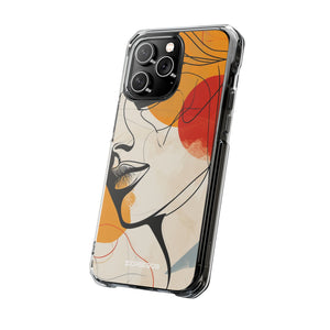 Contemplative Warmth - Phone Case for iPhone (Clear Impact - Magnetic)