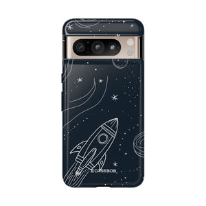 Cosmic Doodle Adventure | Protective Phone Case for Google Pixel